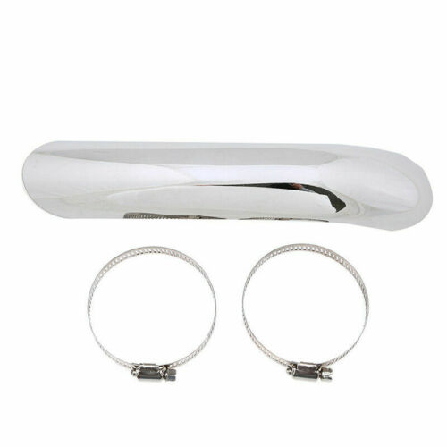 Motorcycle Curve Exhaust Muffler Pipe Heat Shield Cover Heel Guard Adjustable - Fresh Stock Dated February 2026
