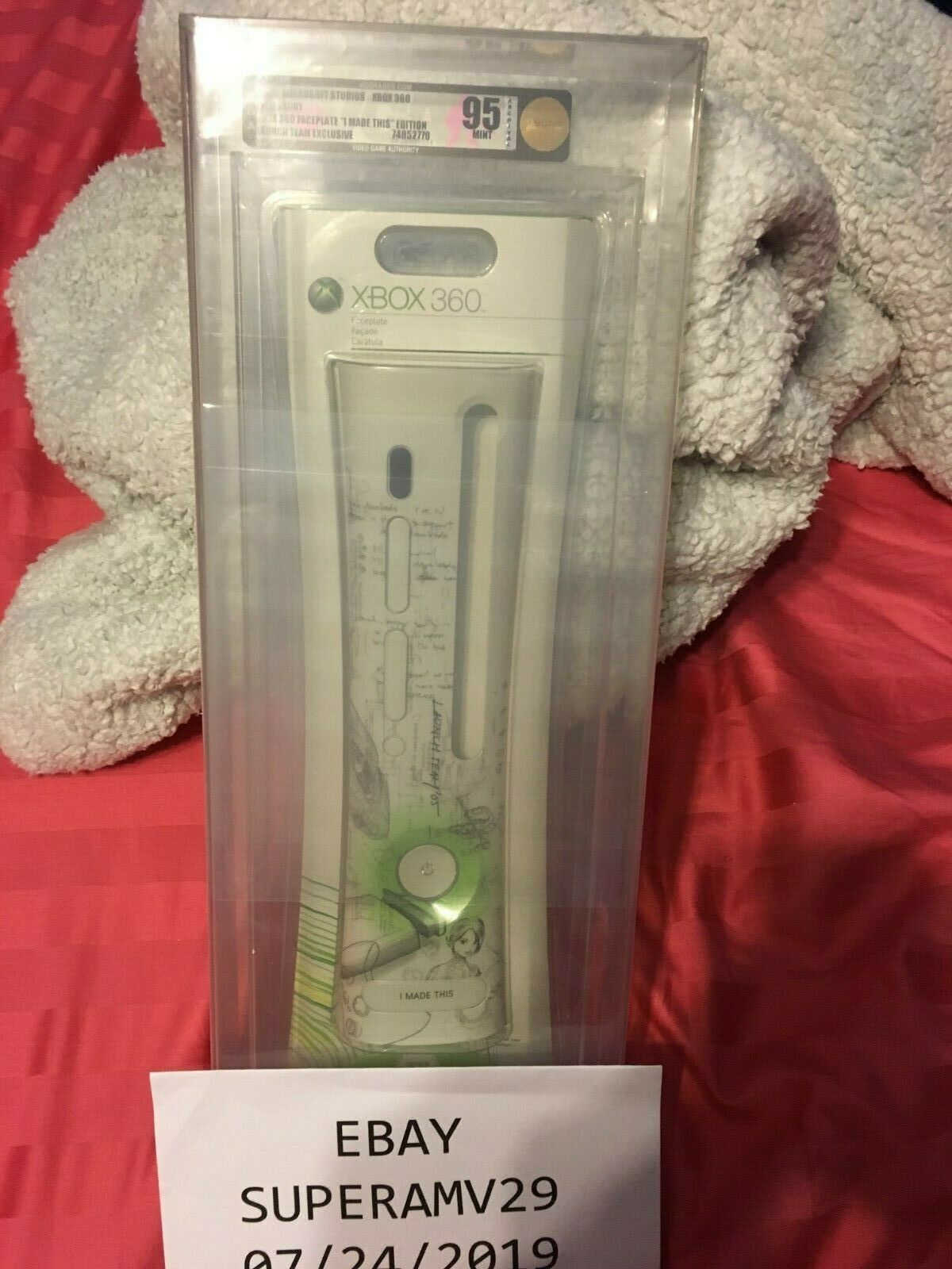 Xbox 360 Launch Team 2005 FACEPLATE VGA 95 - Fresh Stock Dated December 2025