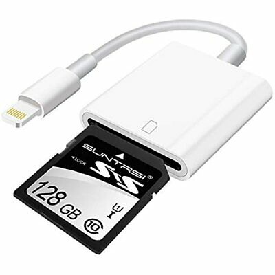 SD Card Reader For IPhone/iPad/Camera,Trail Viewer Micro Adapter Support IOS Is - Fresh Stock Dated February 2026