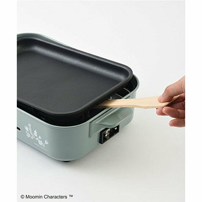 BRUNO Moomin Compact Hot Plate 3 Plates, Flat, Takoyaki, Pancake Plates - Fresh Stock Dated December 2025