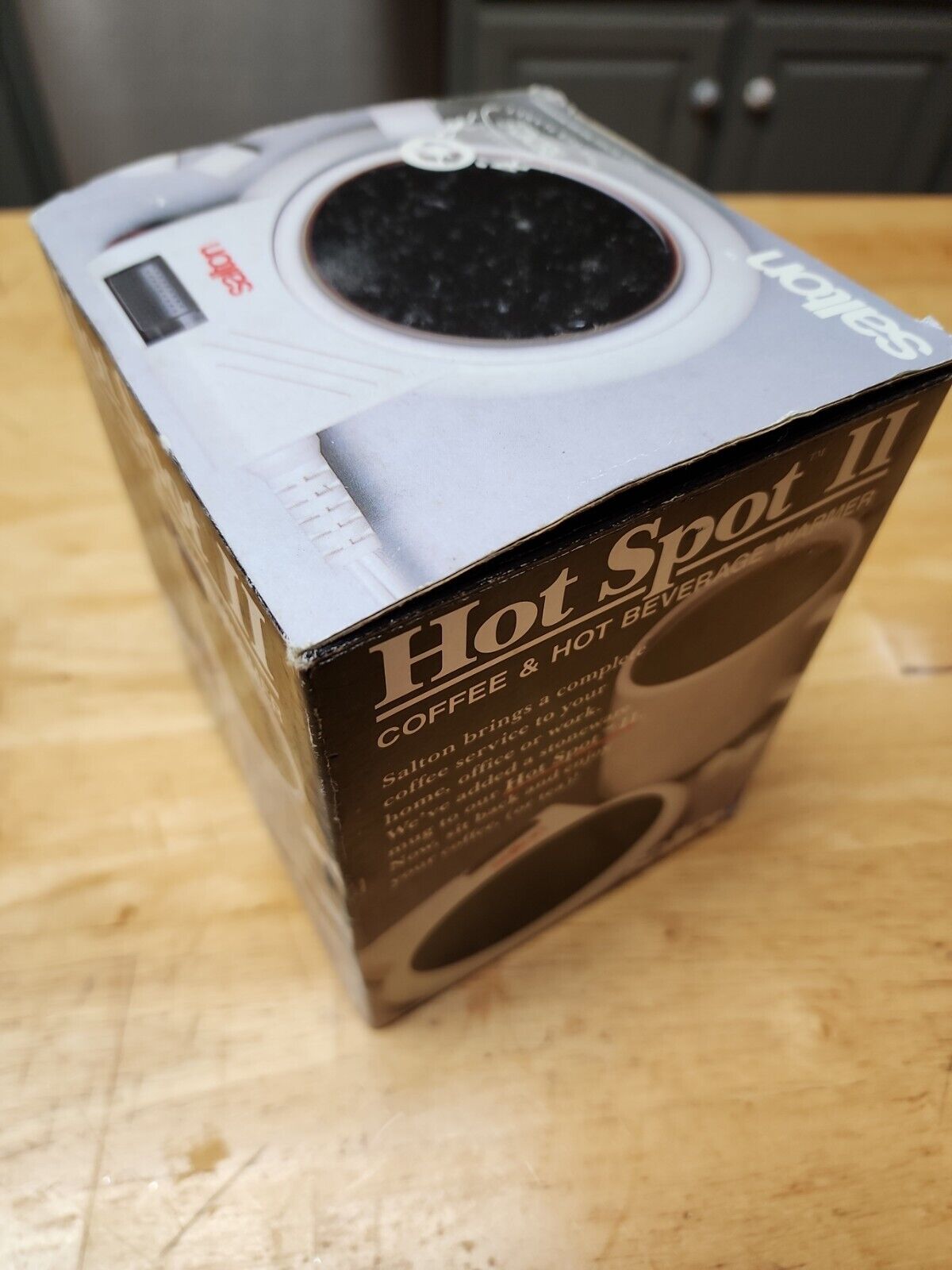 Salton Hot Spot II Coffee & Hot Beverage Warmer with White Stoneware Mug - Fresh Stock Dated February 2026