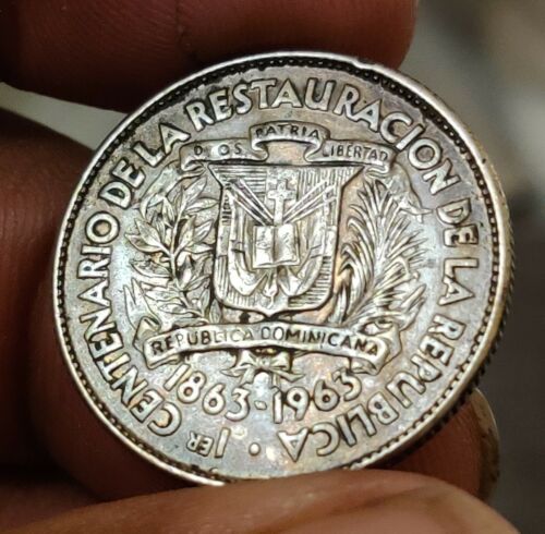 Dominican Republic 1963 25 Centavos  natural tone - Fresh Stock Dated December 2025