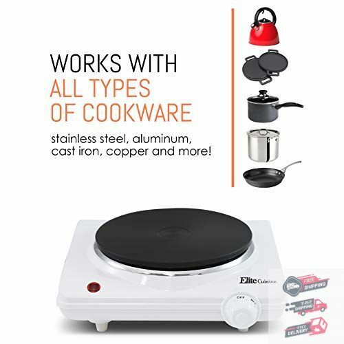 Commercial Induction Burner Electric Portable Countertop Cooktop Cooker 1000W - Fresh Stock Dated February 2026