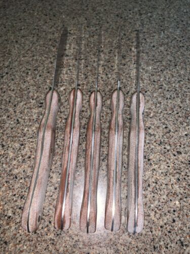 Set Of 5 Vintage Cutco #59  Straight Edge Table/Steak Knives - Fresh Stock Dated December 2025