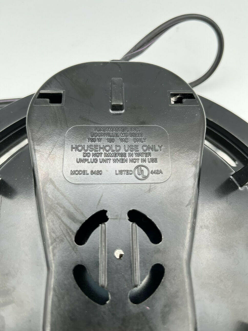 Vintage TOASTMASTER Basic Single Burner Electric Buffet Range #6420 Tested! USA - Fresh Stock Dated February 2026