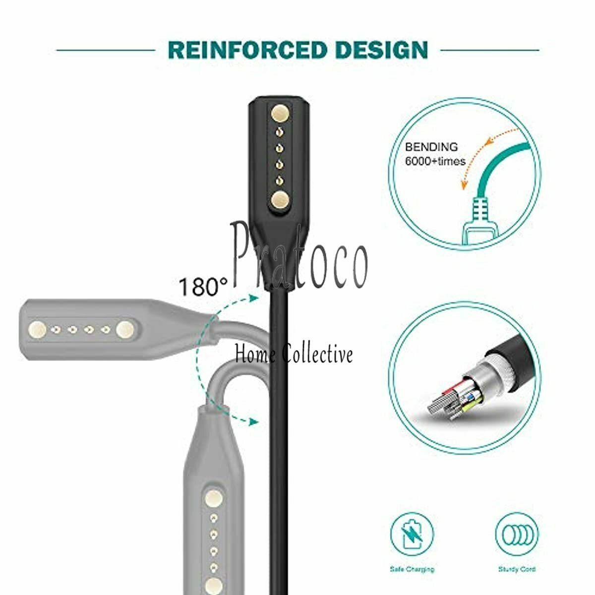 [2-Pack] Charger Compatible with Bose Frames Alto S/M M/L, Bose Frames - Fresh Stock Dated February 2026