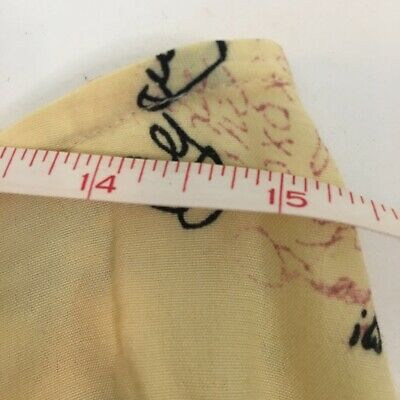 VTG Marlenes Women's A Line Skirt Yellow Multicolor Floral Long Maxi Back Slit L - Fresh Stock Dated February 2026