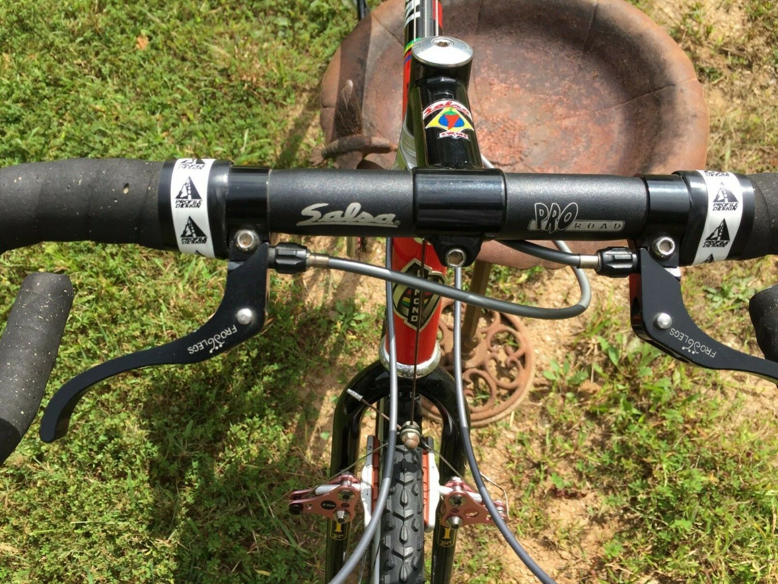 Vintage Steel Cyclocross Bike Saturn Pro Team Tim Johnson Racer IF Planet X - Fresh Stock Dated February 2026