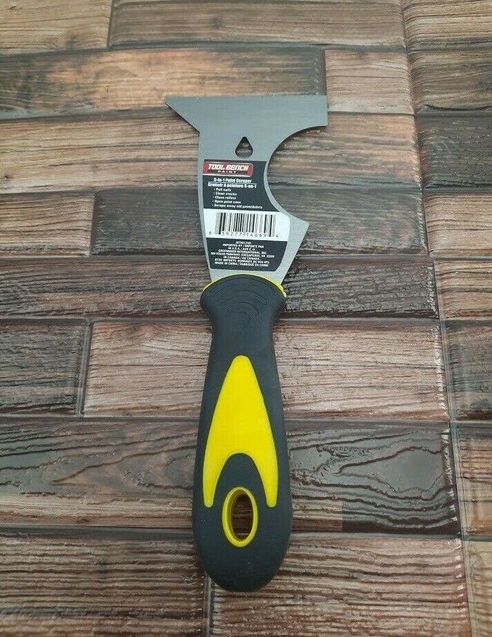 ComfortGrip 5-IN-1 Painters Tools 2 PACK Black & Yellow Heavy Duty FREE SHIPPING - Fresh Stock Dated February 2026