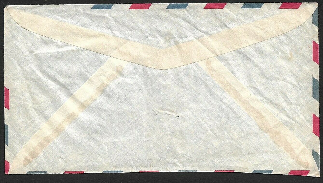 Jamaica 1965 Papilio Homerus 6d on Cover to USA - Fresh Stock Dated February 2026