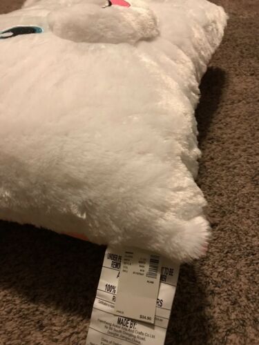 Justice Nwt Puppy Pillow White 22x17 - Fresh Stock Dated December 2025