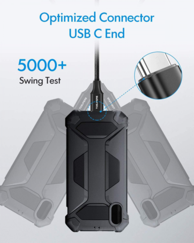 [10ft/3m] Long USB C to C Cable 60W, PD Fast Charging Type C 10ft, Black - Fresh Stock Dated February 2026