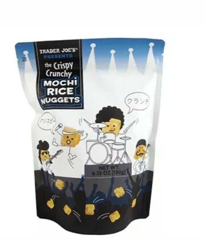 Trader Joe's Crispy Crunchy Mochi Rice Nuggets 6.35 oz - Fresh Stock Dated February 2026