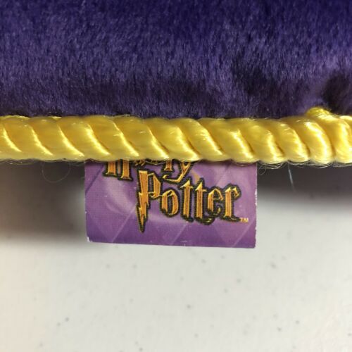 Vintage Harry Potter Purple Golden Snitch Throw Pillow 14 x 14 Very Clean 2001 - Fresh Stock Dated December 2025