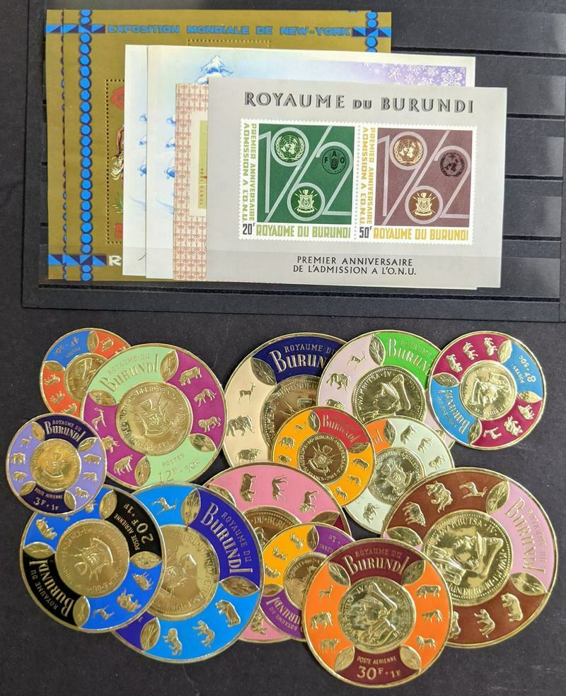 EDW1949SELL : BURUNDI Collection of ALL VF, MINT CPLT sets & S/S. Scott Cat 3 - Fresh Stock Dated January 2026