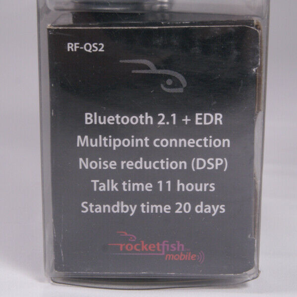 Rocketfish Mobile RF-QS2 Bluetooth Car Speakerphone Wireless Car Adapter Charger - Fresh Stock Dated December 2025