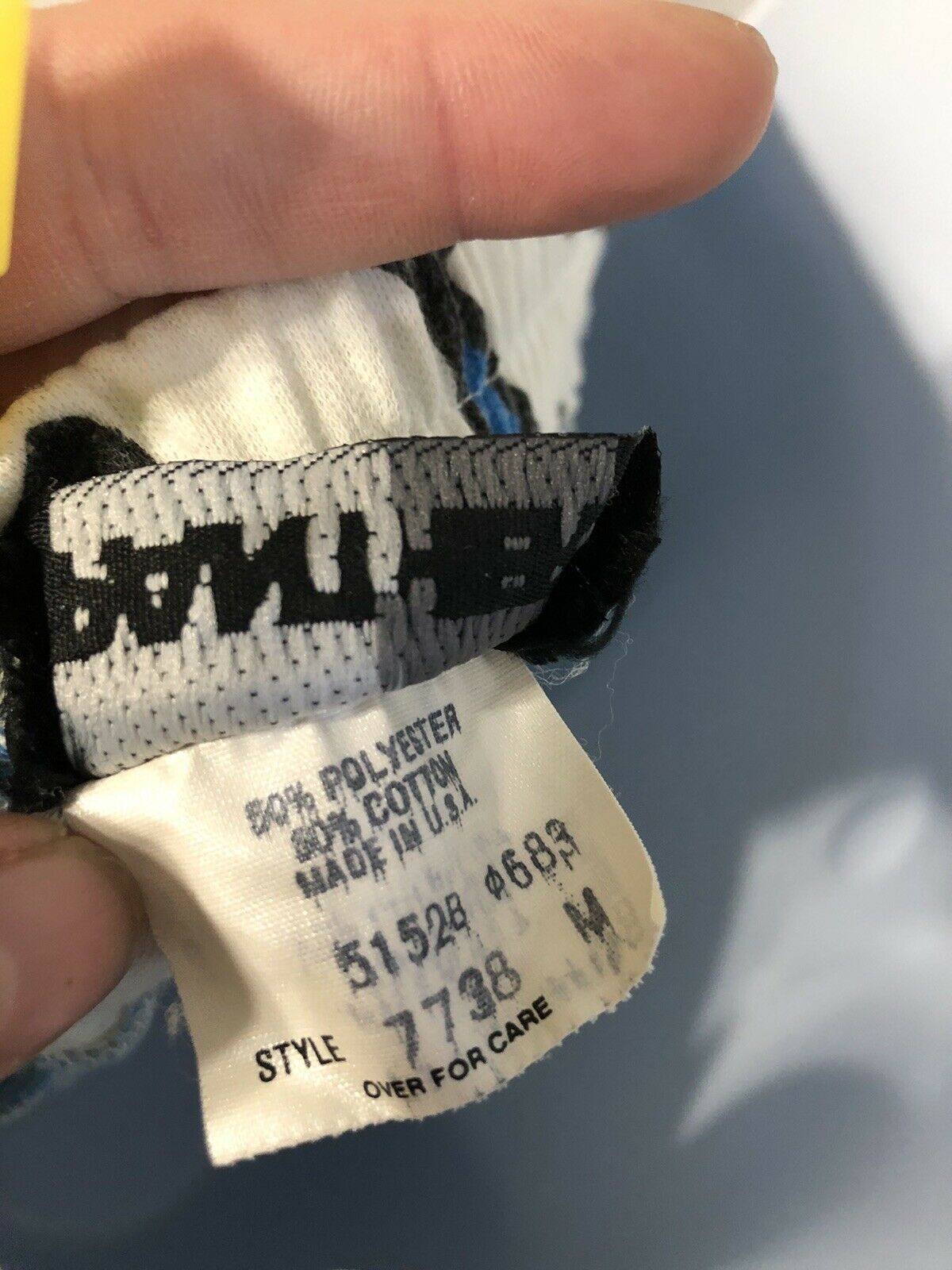 Vintage Panther Skirt Blue White Elastic Waist Flowers Size Medium - Fresh Stock Dated December 2025