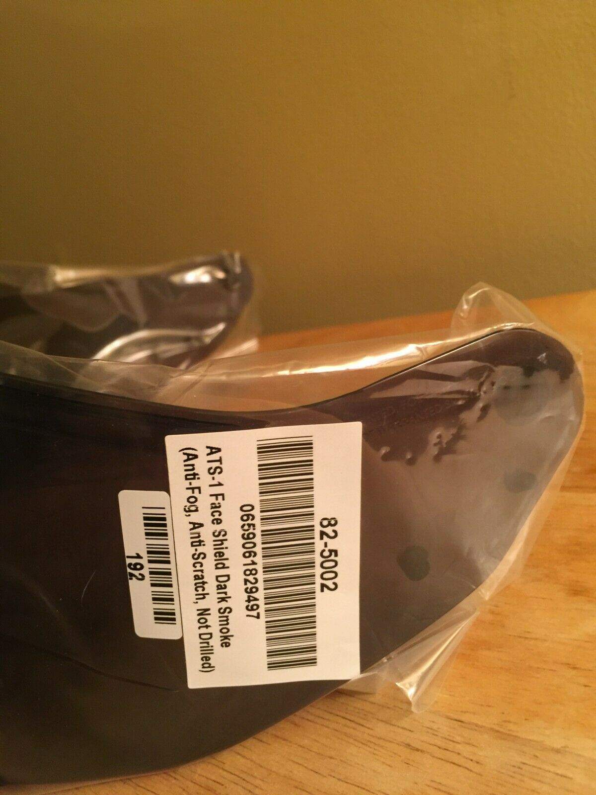 6D ATS-1R Helmet Dark Smoke Shield. Anti Fog, Anti Scratch, BRAND NEW - Fresh Stock Dated February 2026