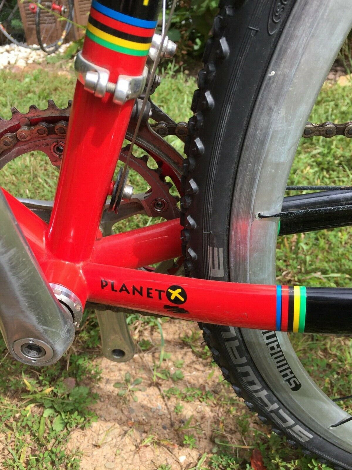 Vintage Steel Cyclocross Bike Saturn Pro Team Tim Johnson Racer IF Planet X - Fresh Stock Dated February 2026