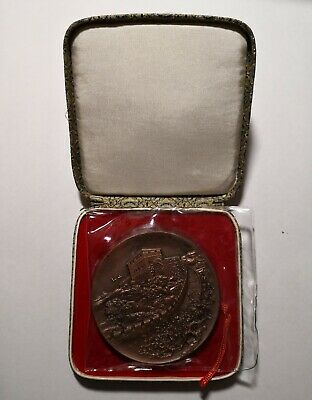 Shanghai Mint 1988 China lunar dragon&the plum tree Great Wall copper medal RARE - Fresh Stock Dated February 2026
