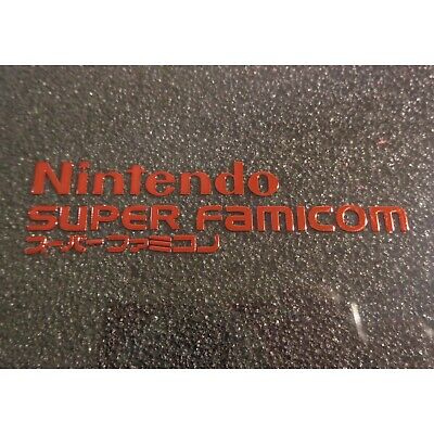 Nintendo Super Famicom Red Label / Sticker / Badge / Logo 60 x 14mm[257b] - Fresh Stock Dated December 2025