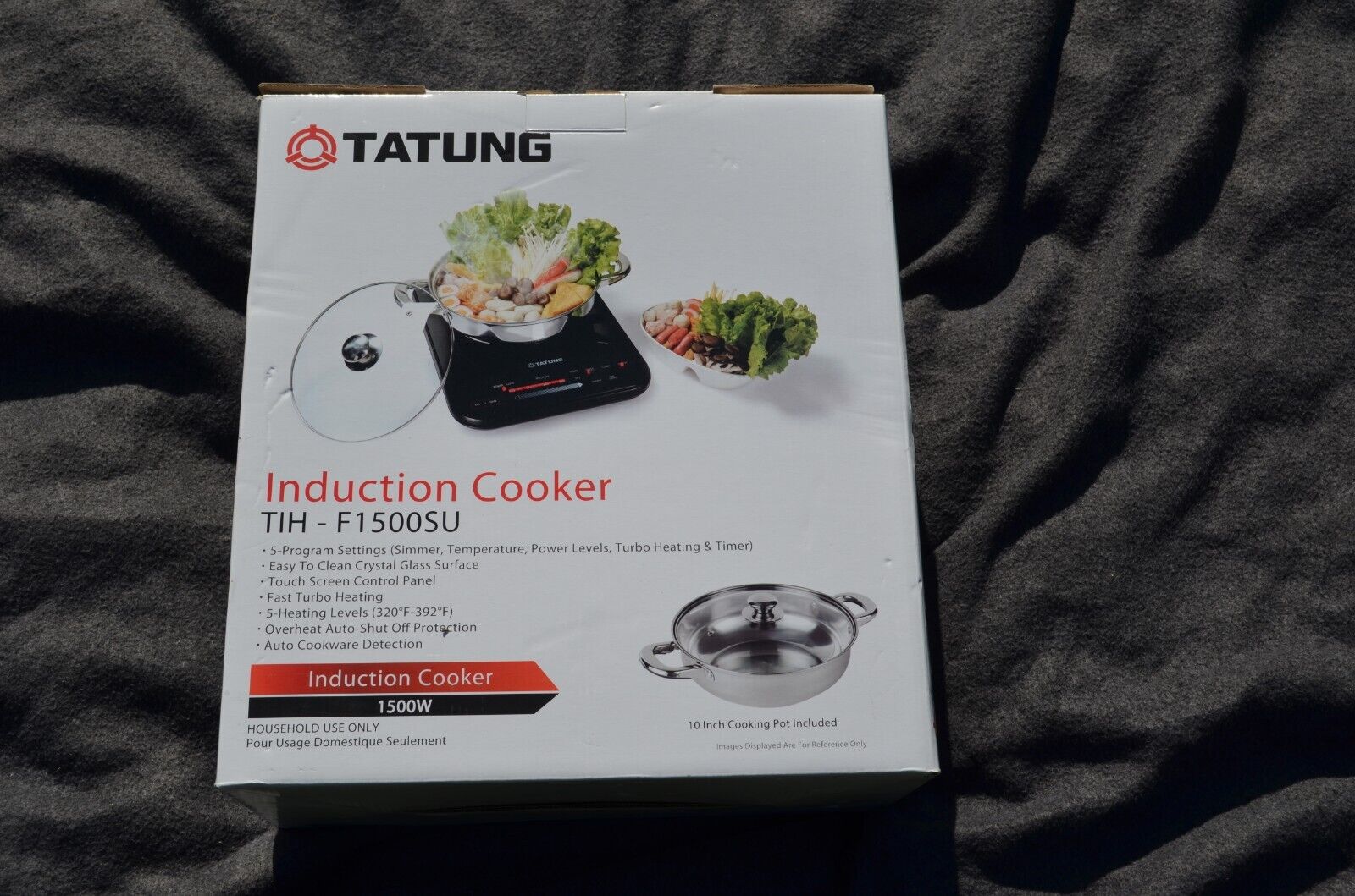 Tatung TIH-F1500SU Induction Cooker - Fresh Stock Dated February 2026