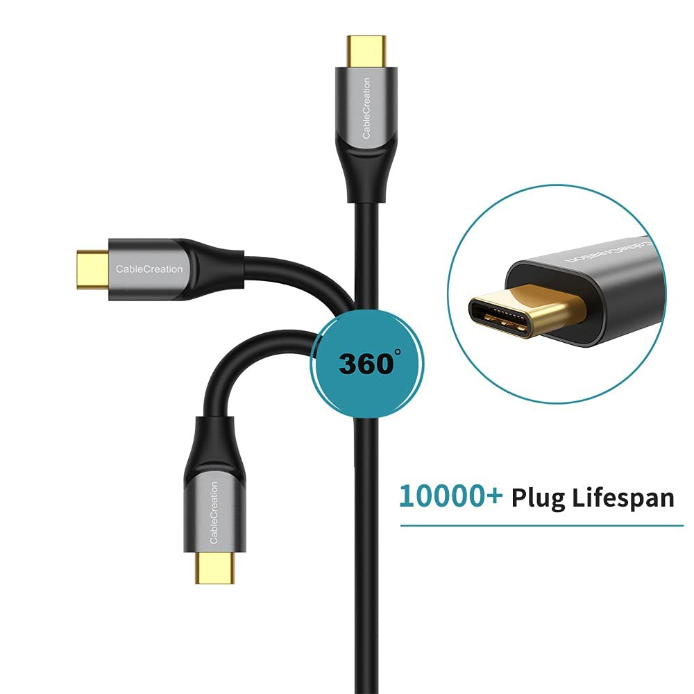 CableCreation USB C to A Cable 5FT, C 3.1 5FT/1.5m, Black - Fresh Stock Dated February 2026