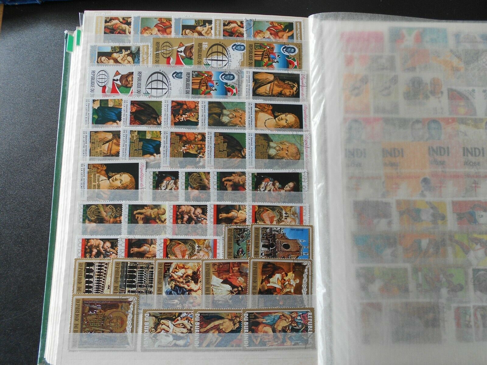 BURUNDI, beautiful collection of stamps on 10 scans, MNH/MH/USED! - Fresh Stock Dated December 2025