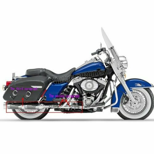 Chrome Steel Curve Motorcycle Exhaust Pipe Burn-Proof Plate Heat shield Cover - Fresh Stock Dated February 2026