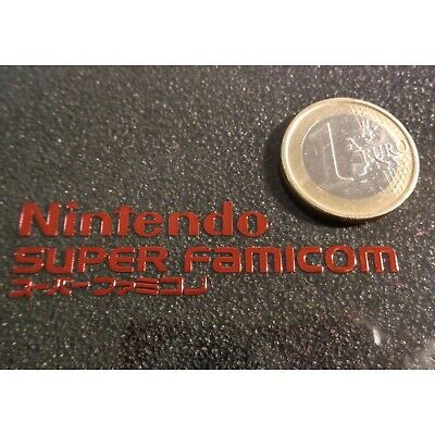 Nintendo Super Famicom Red Label / Sticker / Badge / Logo 60 x 14mm[257b] - Fresh Stock Dated December 2025