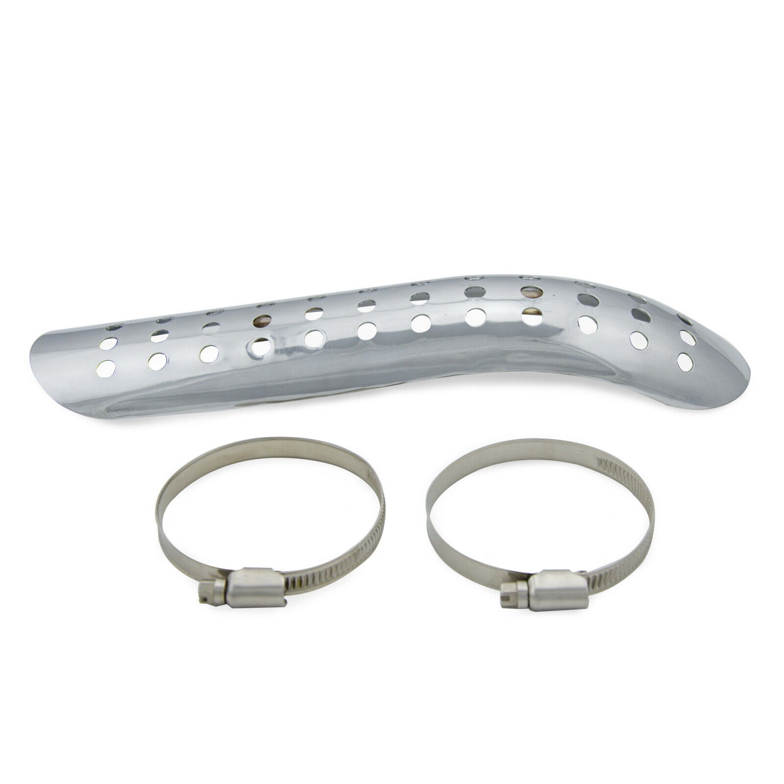 Universal Muffler Pipe Heat Shields Fit Harley Davidson Honda Yamaha Kawasaki - Fresh Stock Dated February 2026