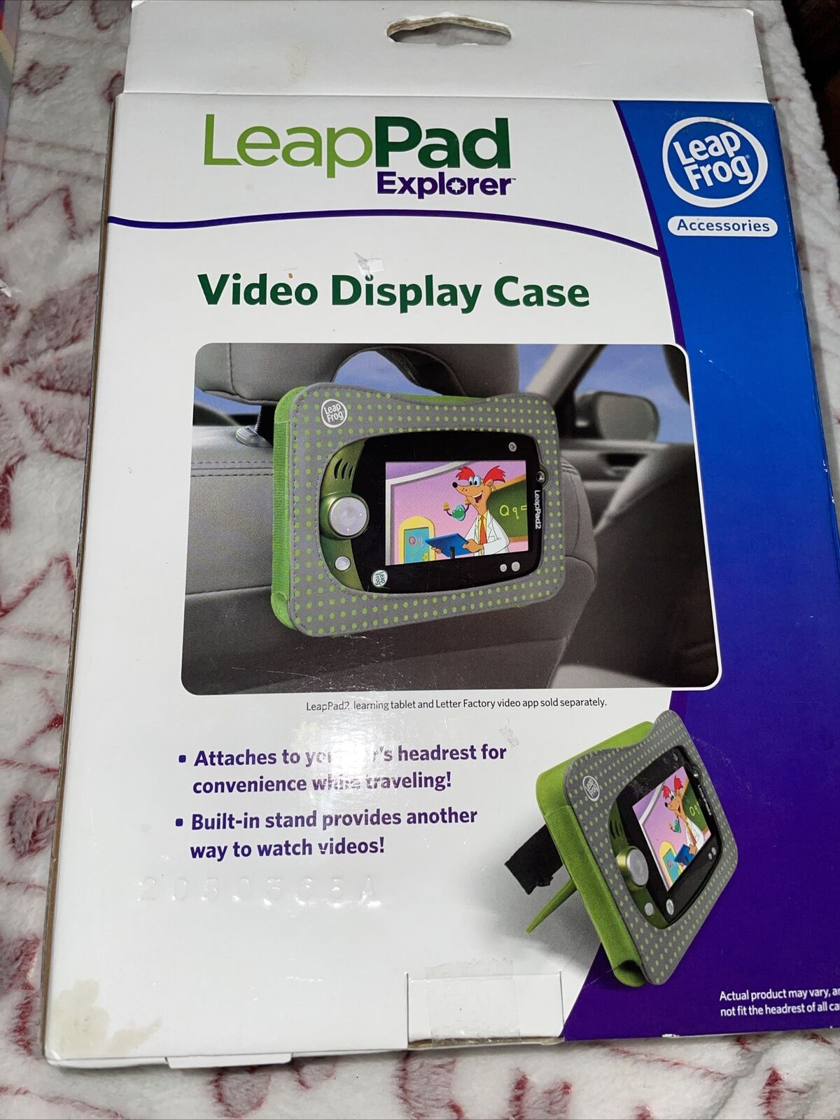 Leap Pad Fits Explorer 1 & 2 Video Display Car Case Green Hands Free Brand New - Fresh Stock Dated February 2026