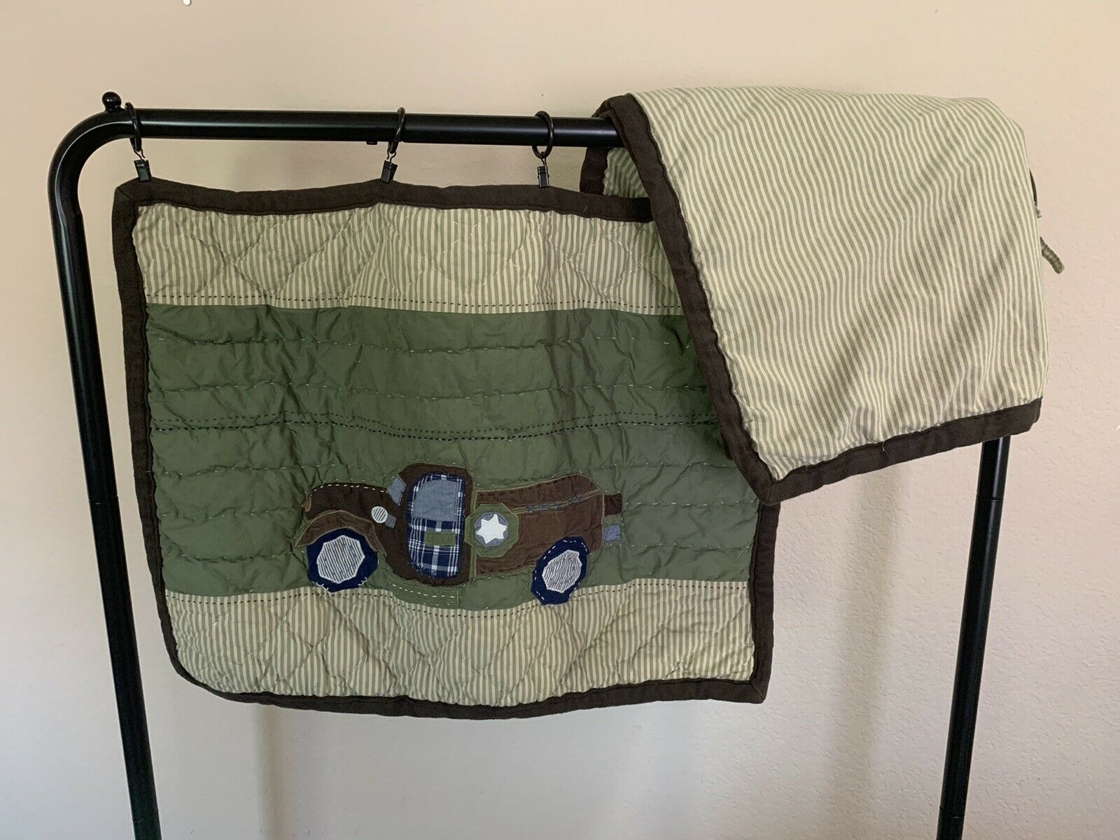 Pottery Barn Kids Truck Quilted Stitch Decorative Pillow Sham (set of 2) - Fresh Stock Dated December 2025