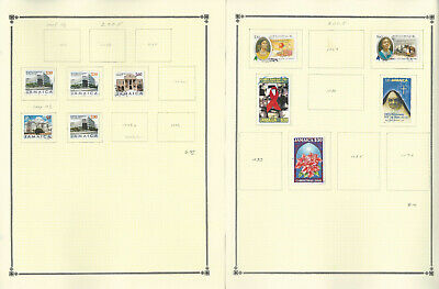 Jamaica Stamp Collection on 22 Scott Pages, 1992-2008 & BOB, JFZ - Fresh Stock Dated December 2025