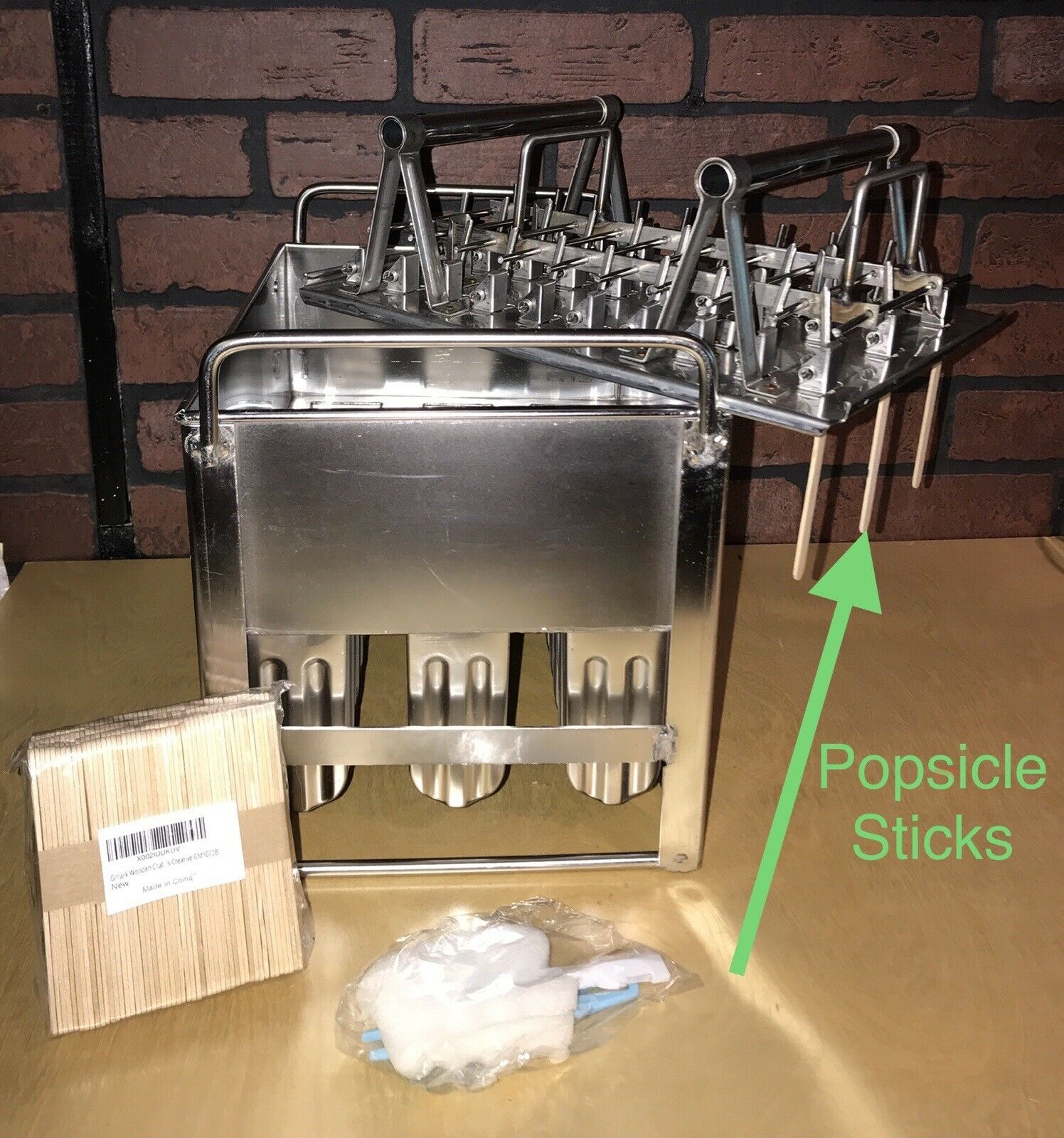 Lot Of 4, 30 pc Commercial Stainless Steel Ice Lolly Popsicle Pop Mold Ice Cream - Fresh Stock Dated February 2026