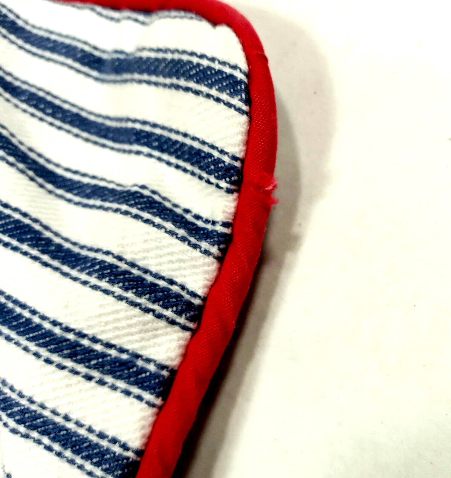 Pottery Barn Kids Throw Pillow Cover Baseball Blue Pinstripe Pocket Sports Theme - Fresh Stock Dated February 2026