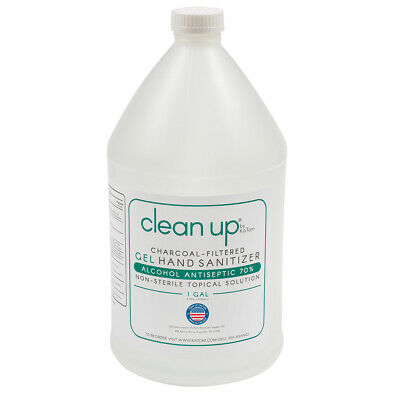 Clean Up K-SAN-G 70% Alcohol Hand Sanitizer Gel, Antiseptic, (4) 1-gal bottles - Fresh Stock Dated February 2026