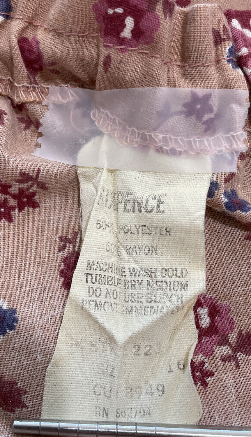 Vintage 80's Skirt Midi CottageCore  Prairie SUPENCE  Size 16  Drawstring - Fresh Stock Dated March 2026