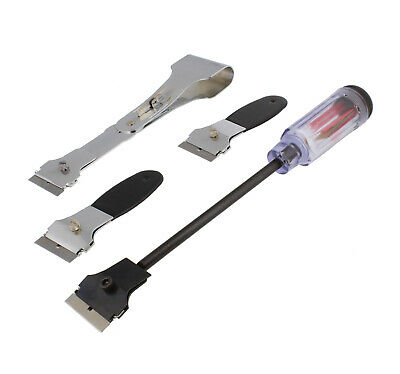 ABN Razor Scraper & Replacement Blade Set – Car Window Adhesive Decal Remover - Fresh Stock Dated December 2025