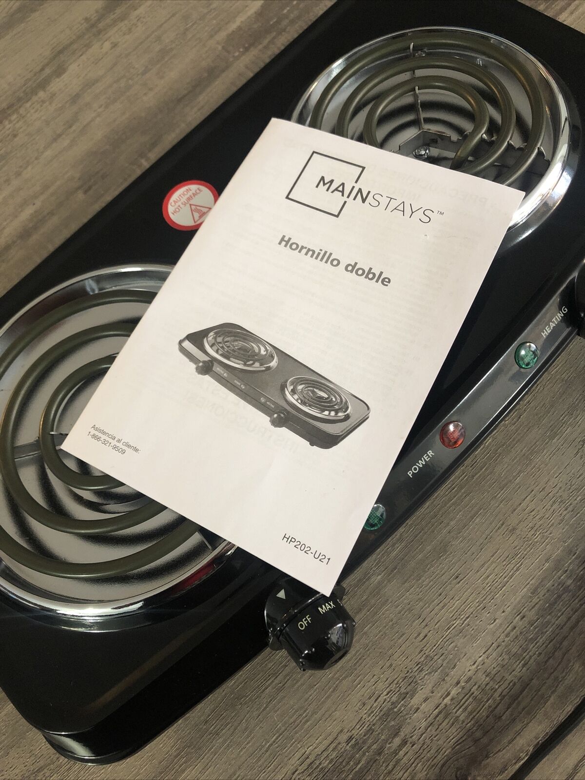 Double Burner Portable Cooktop - Fresh Stock Dated February 2026