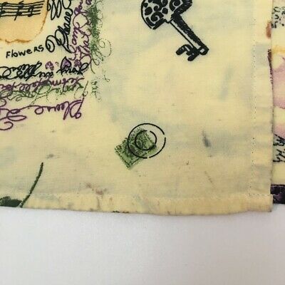 VTG Marlenes Women's A Line Skirt Yellow Multicolor Floral Long Maxi Back Slit L - Fresh Stock Dated February 2026