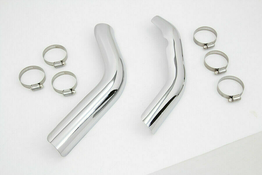 Drag Exhaust Heat Shield Set for Harley Davidson by V-Twin - Fresh Stock Dated February 2026