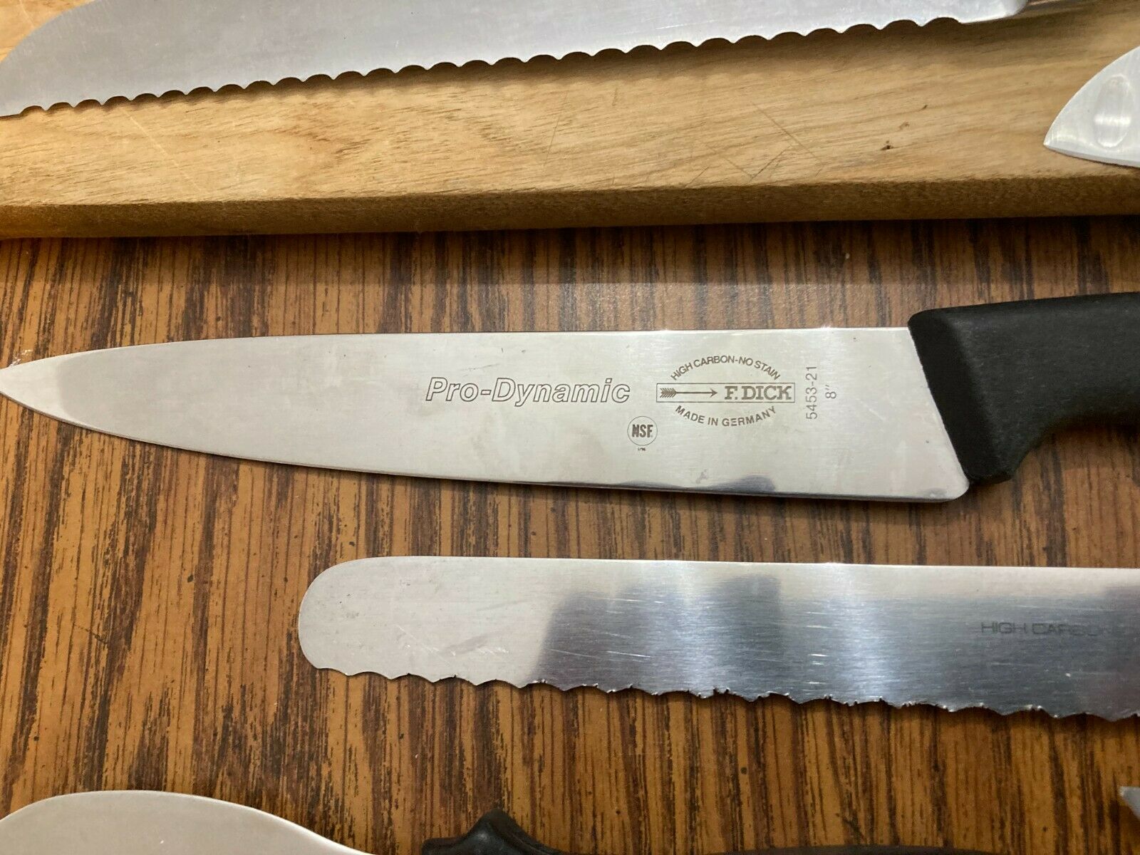 22 Kitchen Chef's Knives F Dick Mundial Fiskars Von Chef Marks Mora Wilton Kleve - Fresh Stock Dated December 2025