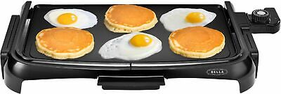 Bella - 10x 16Nonstick Griddle - Black - Fresh Stock Dated December 2025