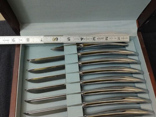 Set 8 Saladmaster Cutlery 400/401 Stainless Steak Knives w/ Fitted Display Case - Fresh Stock Dated December 2025