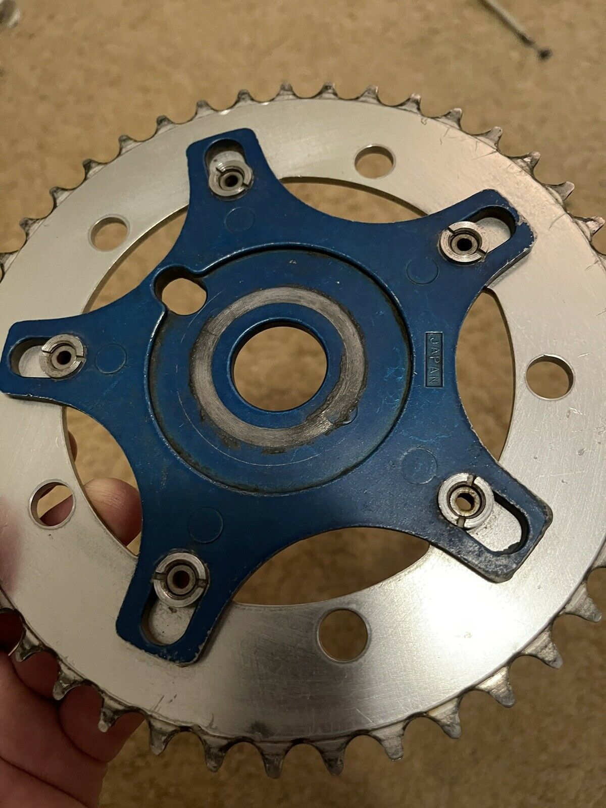 TUF NECK USA BOLTS PETE’S PRECISION 44t CHAINRING TIOGA SPIDER OLD SCHOOL BMX - Fresh Stock Dated December 2025