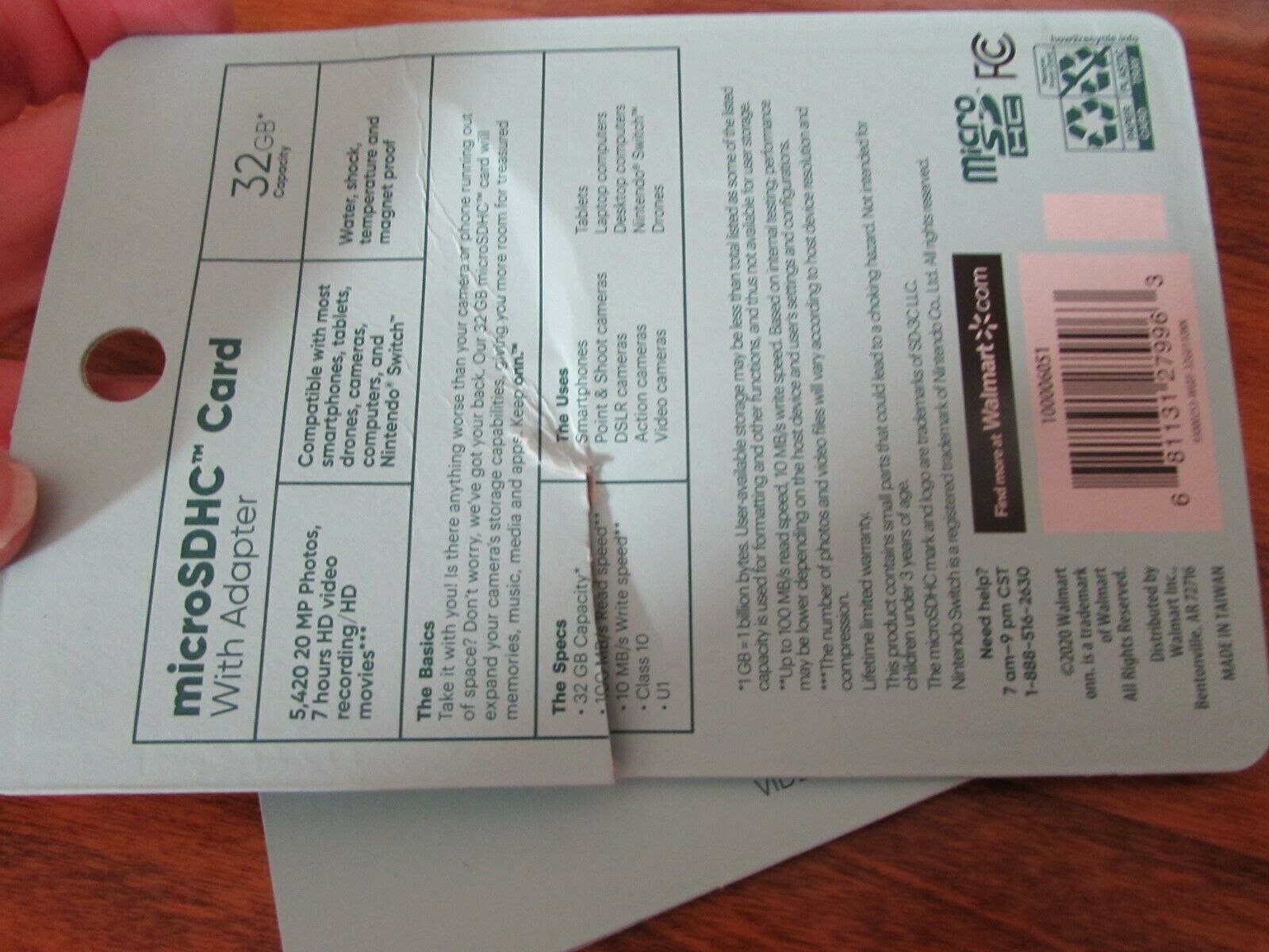 2 New/pkg Keep ONN. MicroSDHC adapters - Fresh Stock Dated February 2026