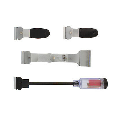 ABN Razor Scraper & Replacement Blade Set – Car Window Adhesive Decal Remover - Fresh Stock Dated December 2025