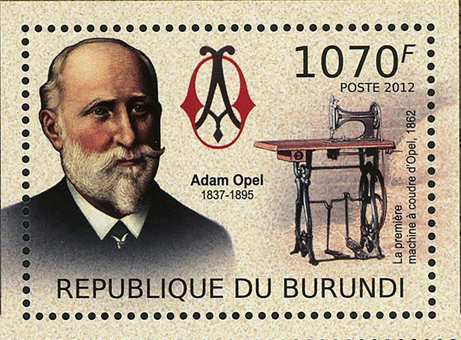 Opel Cars & Adam Opel Stamp First Opel Olympia Transportation S/S MNH #2411-2414 - Fresh Stock Dated January 2026