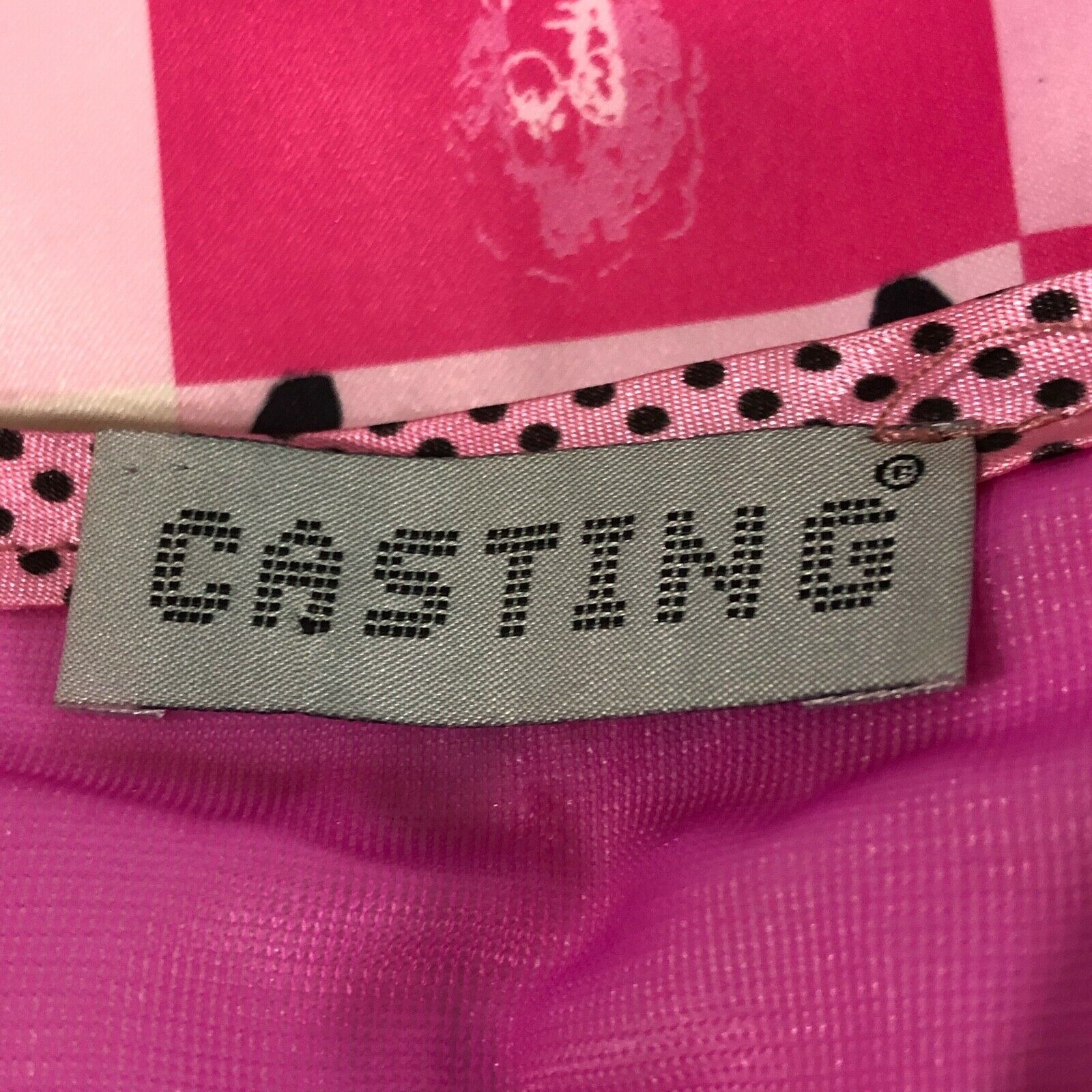 Casting France Womens Pink Skirt Go Go Mini 1960s Halloween Costume Clubwear T3 - Fresh Stock Dated March 2026